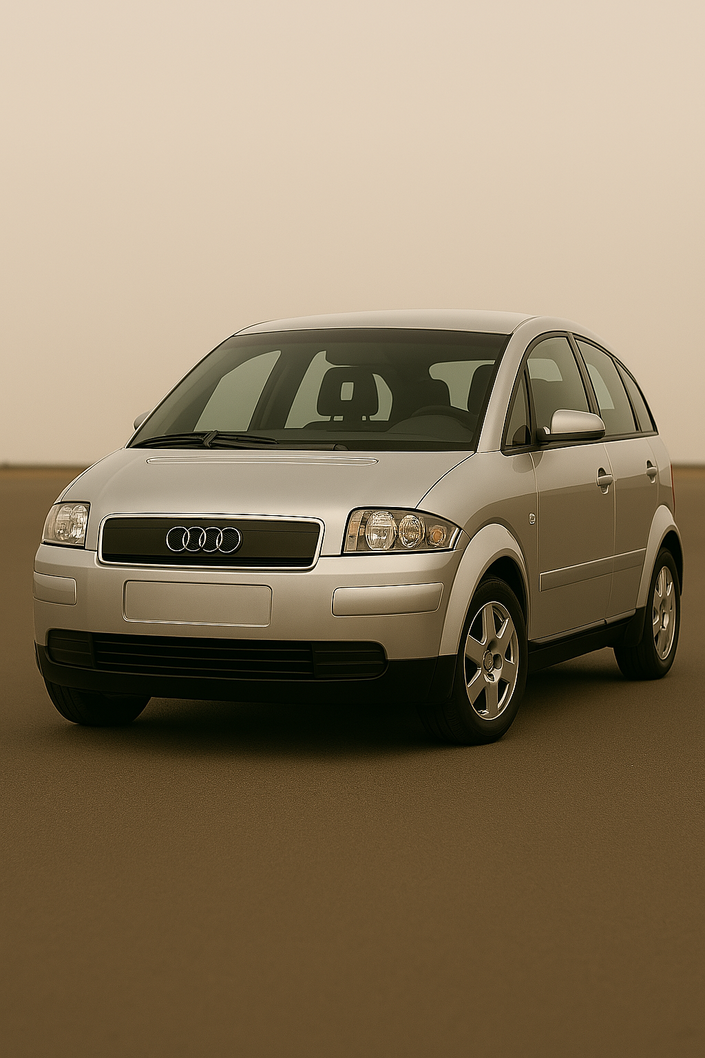 Imagen del Audi A2 1.2 TDI de 2001, uno de los coches con menor consumo de combustible real